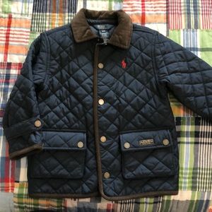 Boys quilted Polo coat